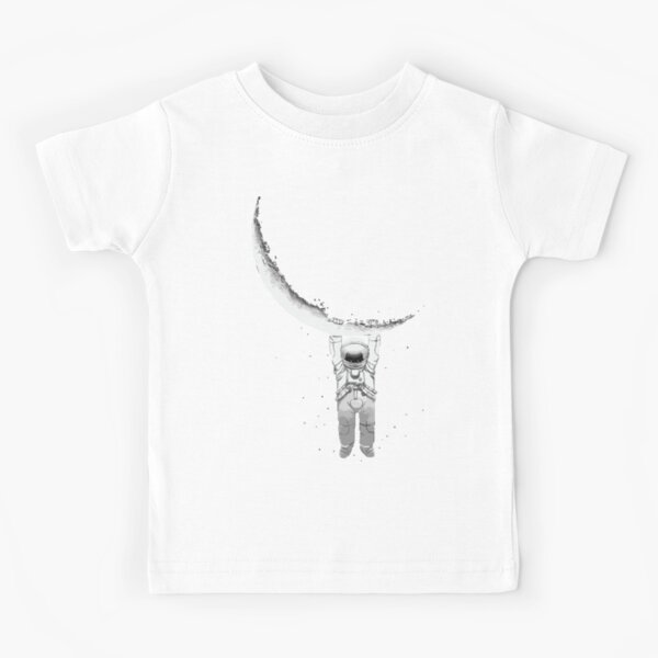 Astronaut, Fishing, Moon, Pop Art, Toddler, Short Sleeve