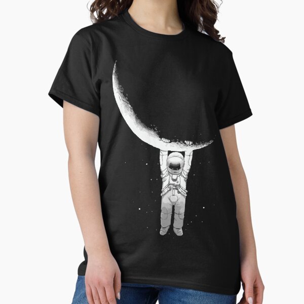 Item preview, Astronaut hanging on moon designed and sold by Skylar Devlin Cruz.