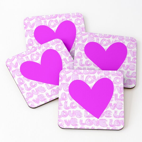 Item preview, LOVE HEART pink designed and sold by Marlson.