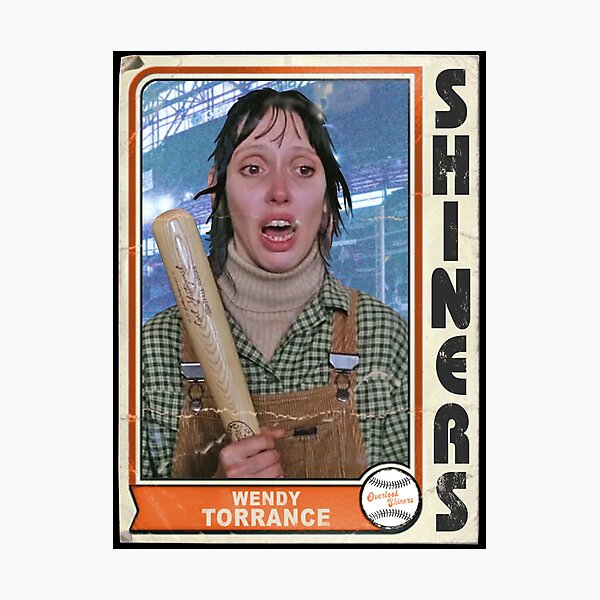 Wendy Torrance Retro Baseball Card Photographic Print