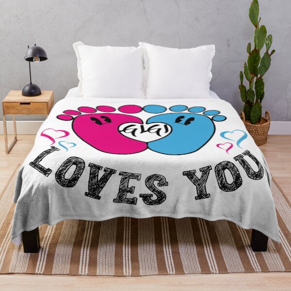Item preview, Pink or blue gigi loves you designed and sold by Genjitsu-Art.