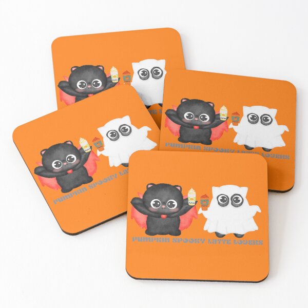 Item preview, Pumpkin Spooky Latte Lovers designed and sold by BunnyPanda0120.
