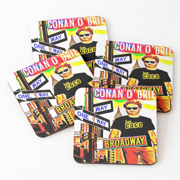 Item preview, conan o'brien walk in broadway portrait painting designed and sold by MXanwar.