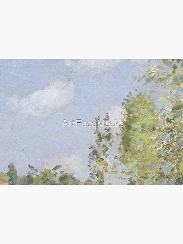 Impressionist Blue Sky and Treetops Up Close Detail by ArtFaceMasks
