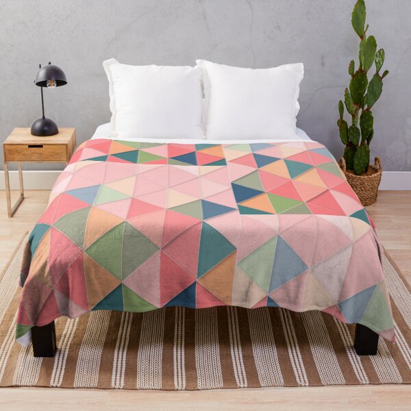 Item preview, Abstract Patterns On Ceramic Tile | Mini Triangles designed and sold by TarunPrints.