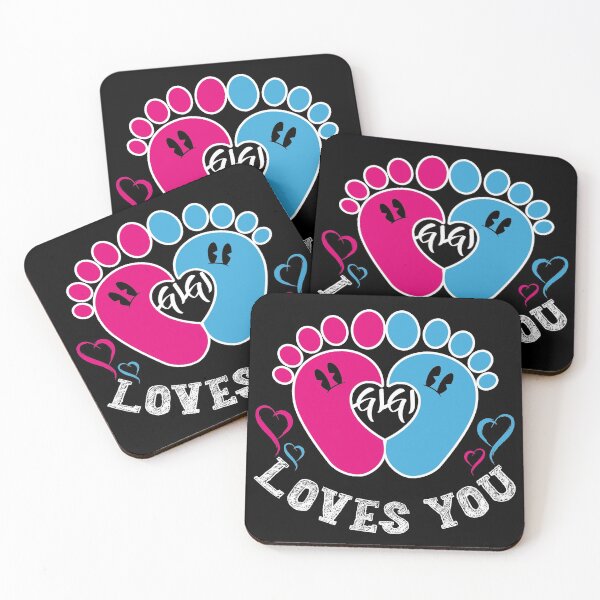 Item preview, Pink or blue gigi loves you designed and sold by Genjitsu-Art.