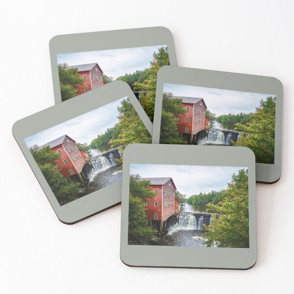 Item preview, Old Red Mill by the Water designed and sold by Sheepherder120.
