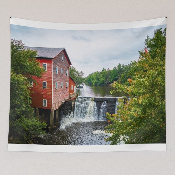 Item preview, Old Red Mill by the Water designed and sold by Sheepherder120.