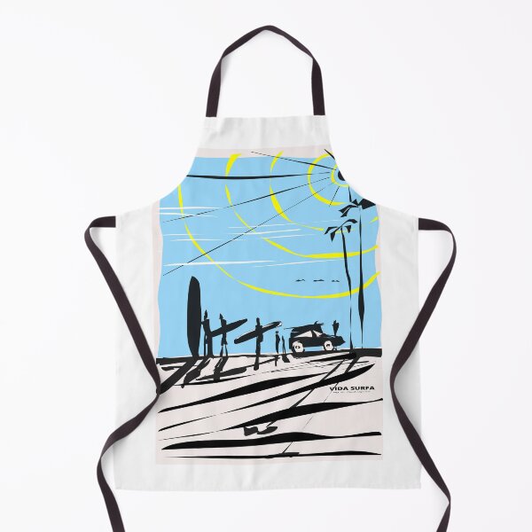 Item preview, San Pedrito Beach, surf art, surf wear, surf tshirt, Vida Surfa, Collection 1 designed and sold by vidasurfa.