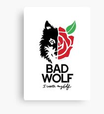BAD WOLF Canvas Print