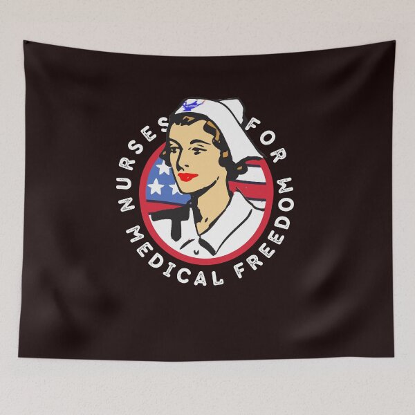 Item preview, Nurses for Medical Freedom Anti-Vaccine Mandate designed and sold by The Masked Designer.