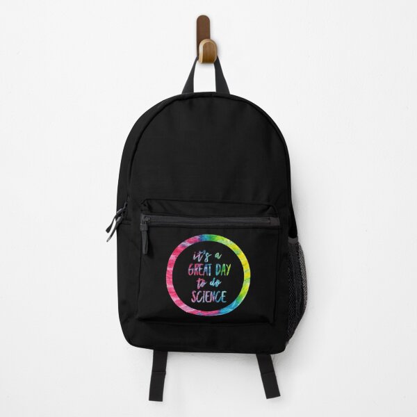 Item preview, It’s a great day to do science in black and tie dye font on black background designed and sold by UncleStuScience.