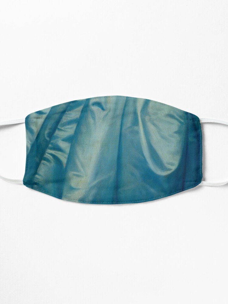 Alternate view of Detail of Turquoise Dress Folds Classic Artist Mask