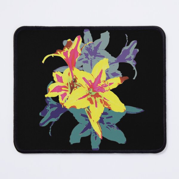Item preview, Abstract Flowers Neon Pop Art  designed and sold by Trixiloo.