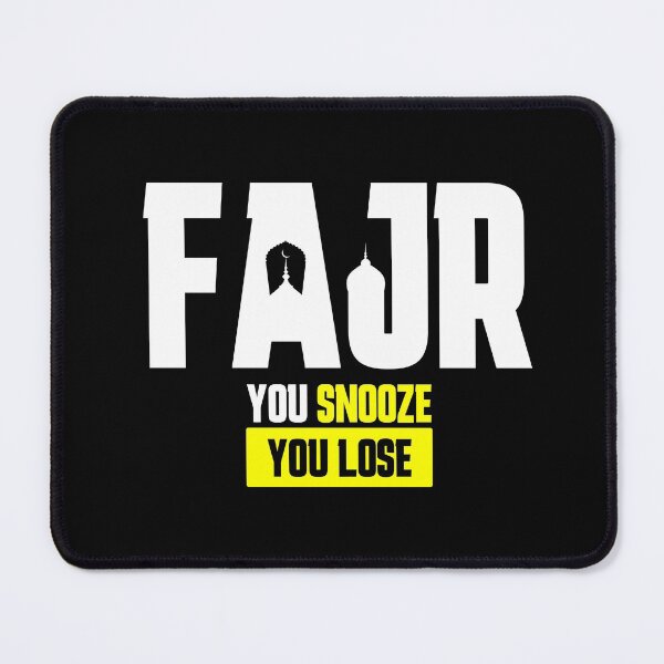 Item preview, fajr you snooze you lose - islamic quotes 5 designed and sold by EfenDesign.