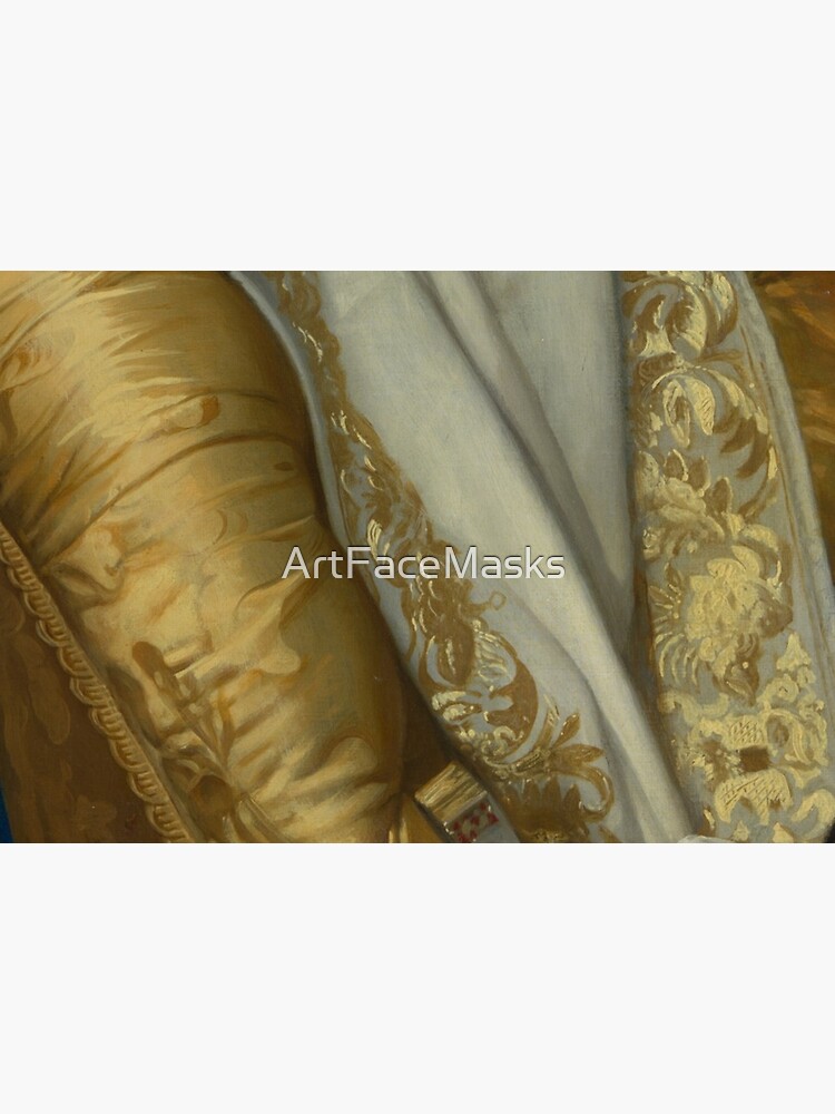Gold Detail Classical Artist Up Close by ArtFaceMasks