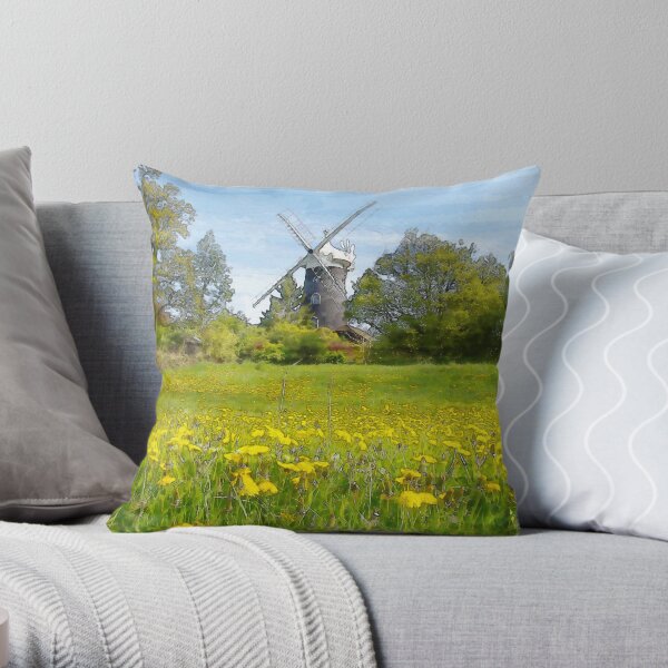 Wray Common Windmill Throw Pillow