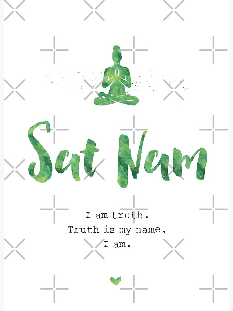 Namaste – and the meaning of, Yoga Quote, Green Watercolor