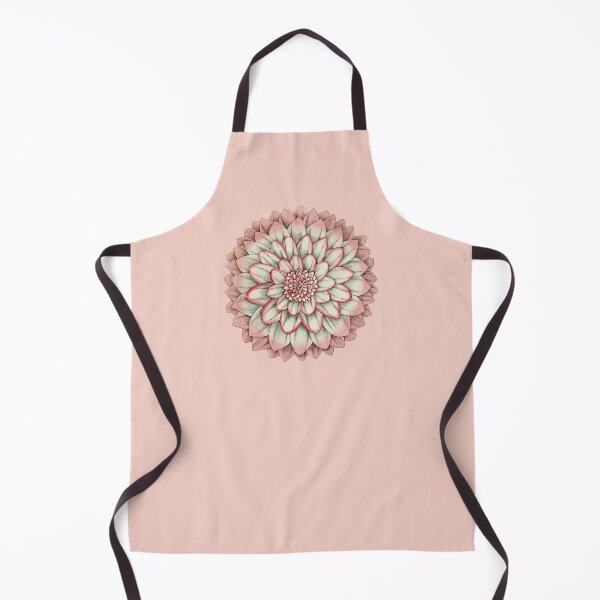 Item preview, Chelsea Millennial Pink Dahlia Flower designed and sold by RedThorThreads.