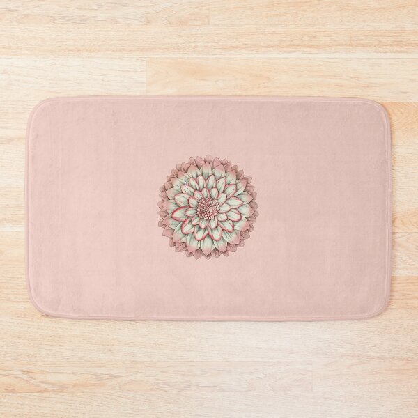 Item preview, Chelsea Millennial Pink Dahlia Flower designed and sold by RedThorThreads.