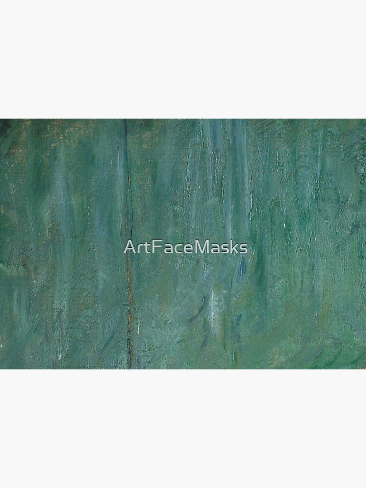 Turquoise Texture Up Close Detail of Artwork by ArtFaceMasks