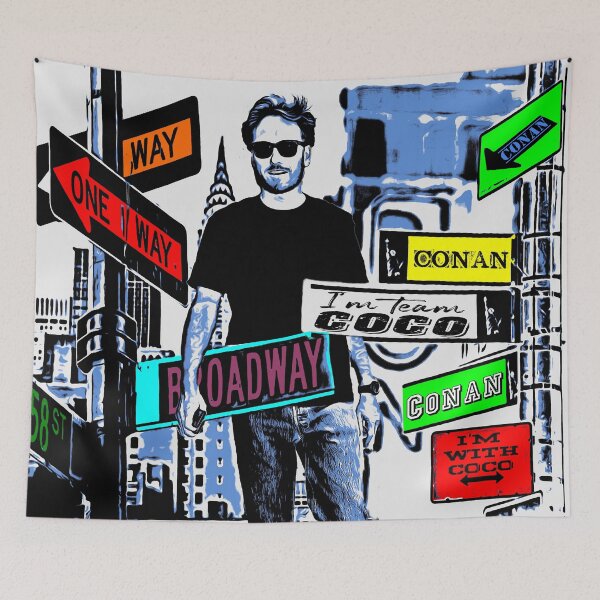 Item preview, conan o'brien in broadway im with coco designed and sold by MXanwar.