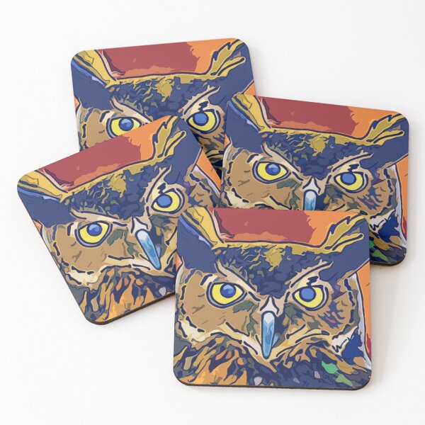 Item preview,  Owl gaze (multicolored) designed and sold by GAP90.