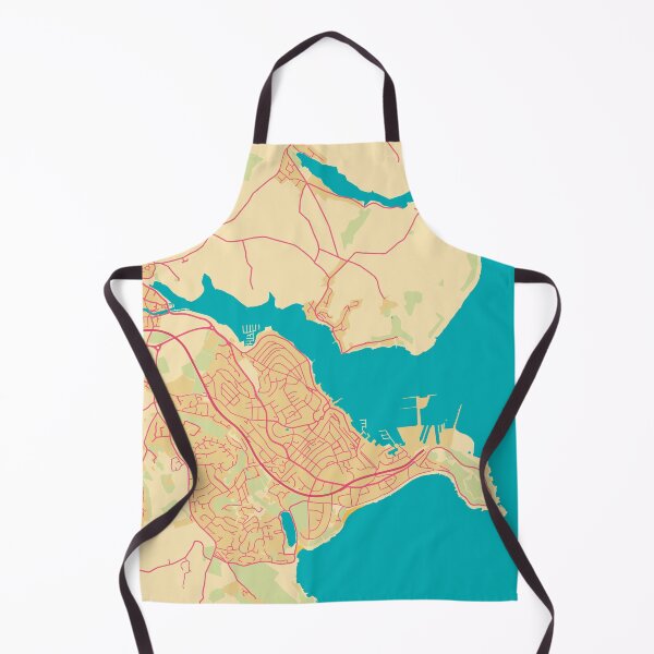 Item preview, Falmouth Cornwall Street Map designed and sold by cashewdays.