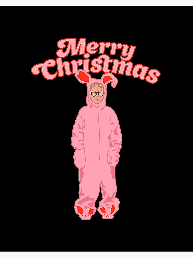 Pink bunny clearance christmas story costume