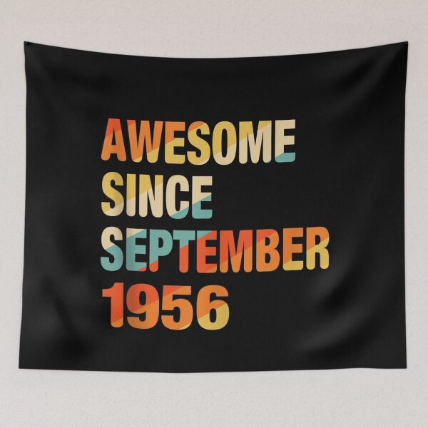 Item preview, 65th Birthday Gift 65 Years Old Awesome Since September 1956 Tank Top designed and sold by DaiShop.