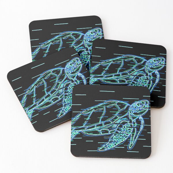 Item preview, Glitch Sea Turtle designed and sold by Austin Fabinski Art.