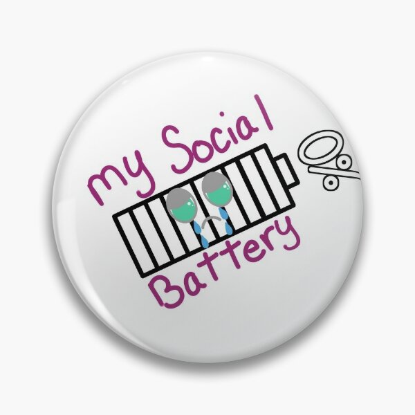 Social Energy Pins and Buttons for Sale