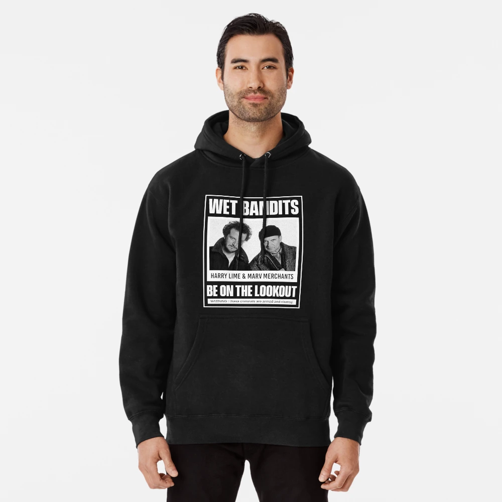 Wet Bandits Home Alone Zip Hoodie top Sweatshirt