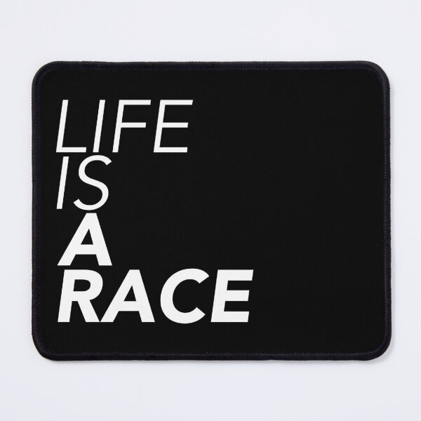 Item preview, Life is a Race - White designed and sold by thilinank.