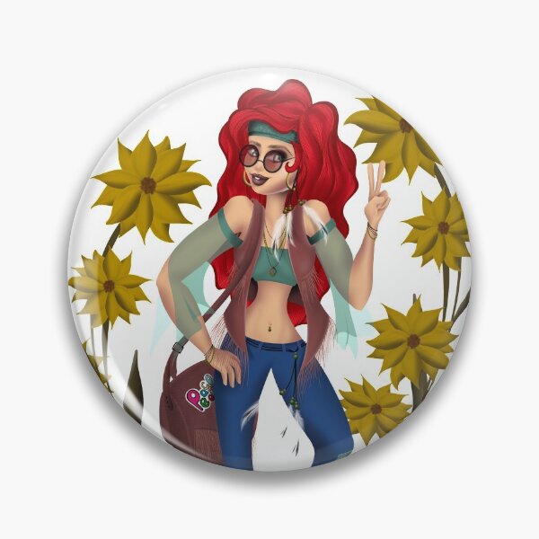 Item preview, Peace Out with Flowers designed and sold by Kaylene Brooks.