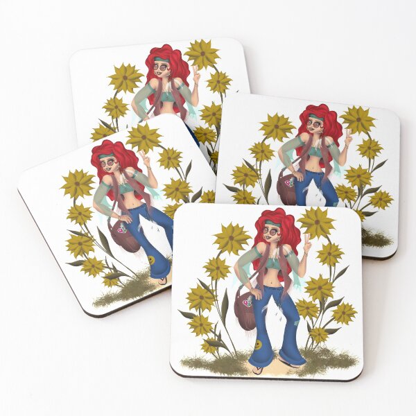 Item preview, Peace Out with Flowers designed and sold by Kaylene  Brooks.