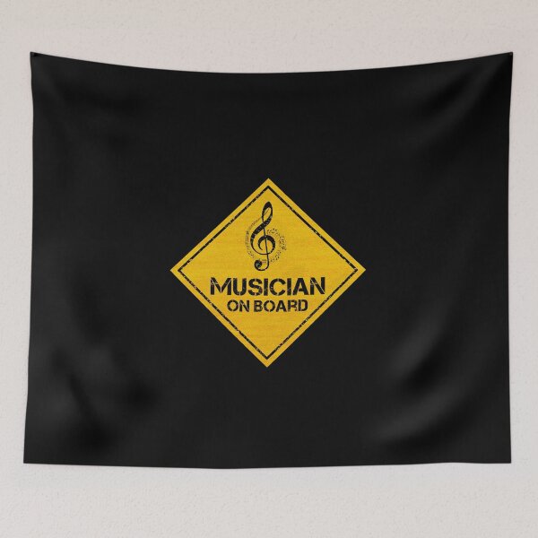 Item preview, Musician On Board - Stickers for Cars designed and sold by CAUTION SHOP.