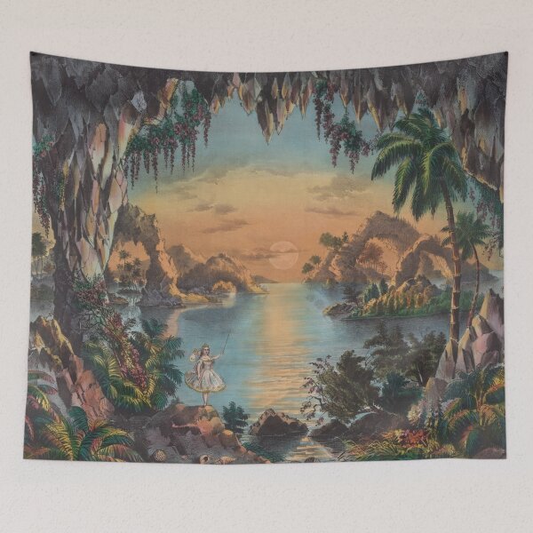 Item preview, The fairy grotto illustration designed and sold by YuneDesigns.