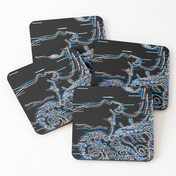 Item preview, Glitch Octopus designed and sold by Austin Fabinski Art.