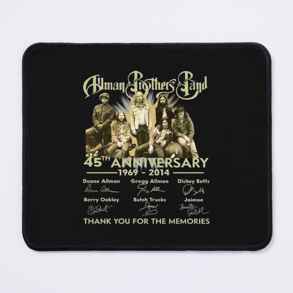 Item preview, Allman B_r_o_t_h_e_r_s Band Thank You for The Memories Signatures t shirt mockup, t shirt yarn, shir designed and sold by GonzaloStrosin.
