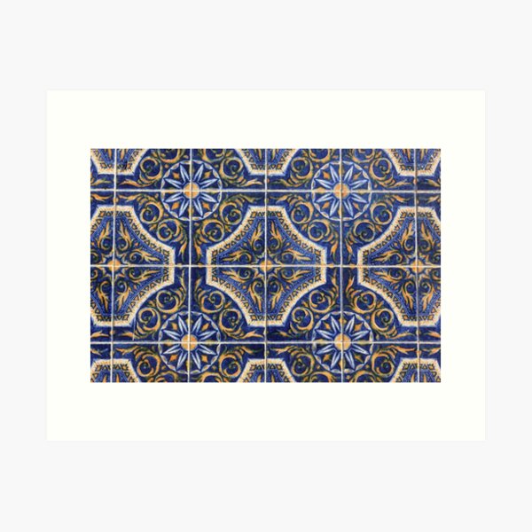 Item preview,  Portugal  Abstract Patterns On Ceramic Tile designed and sold by Tamas Das.