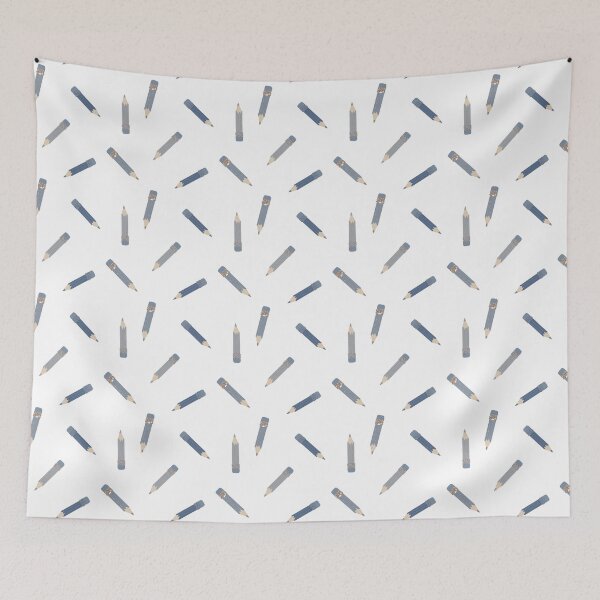 Item preview, gray pencils on a light background. school items designed and sold by SychEvaartist.