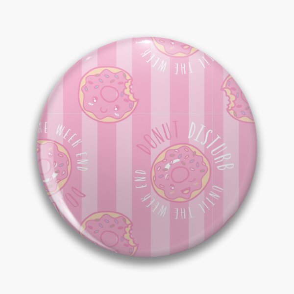 Item preview, Cute Kawaii donut print STRIPES designed and sold by TheArtDesk.