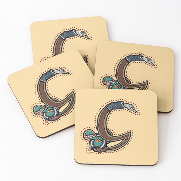 Item preview, Letter G Manicule W 14C Maastricht Psalter parody  designed and sold by Donnahuntriss.