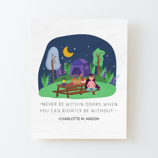 charlotte mason quote wall art redbubble