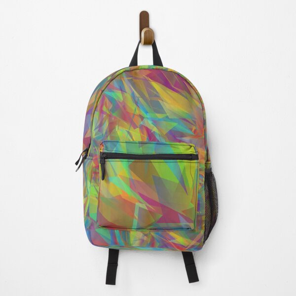 Item preview, Abstract Geometric Fire Flames - Colorful Chromatic Rainbow designed and sold by LashCreations.