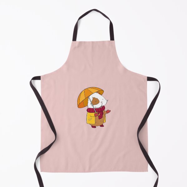 Item preview, Autumn Guinea Pig Holding an Umbrella designed and sold by mondesign26.
