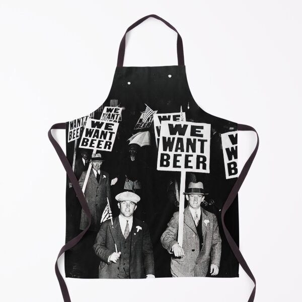Item preview, Prohibition, We Want Beer, Bar Wall Decor, Black and White Vintage Art designed and sold by modernretro.