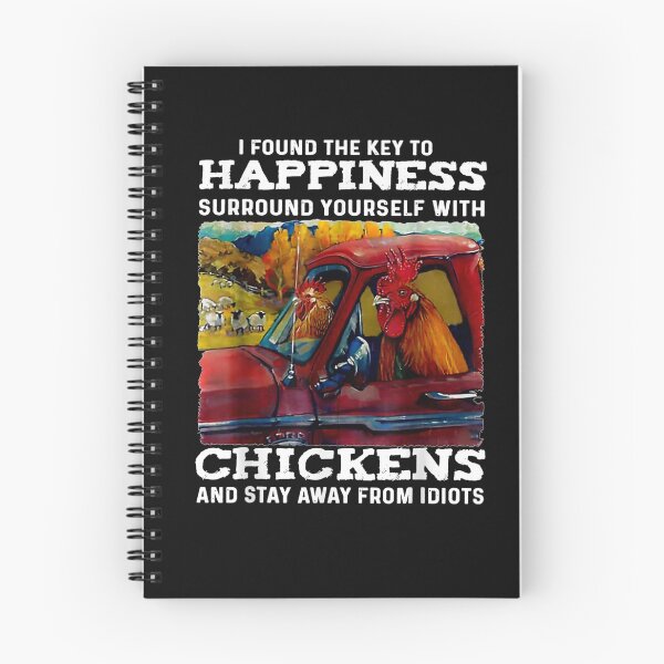 Item preview, I Found The Key To Happiness Surround Yourself With Chicken T-Shirt designed and sold by Ortega-Blue.