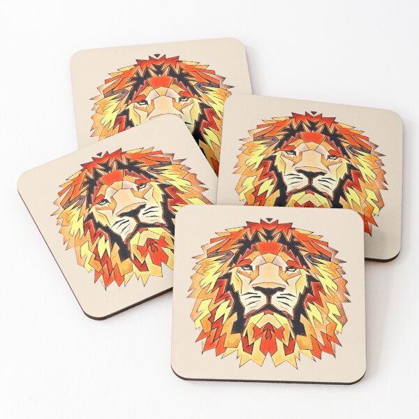 Item preview, Colorful lion head designed and sold by Eva-Success.